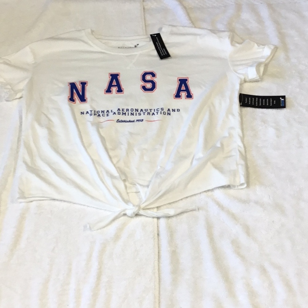 BUZZ ALDRIN NASA  JUNIOR'S CROP TOP NWT